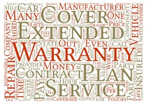 Auto Repair Insurance Extended Warranties Myths And Facts text background word cloud concept